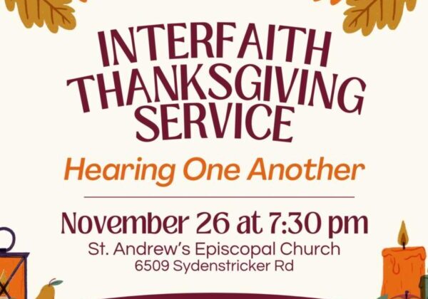 Interfaith Thanksgiving 2024